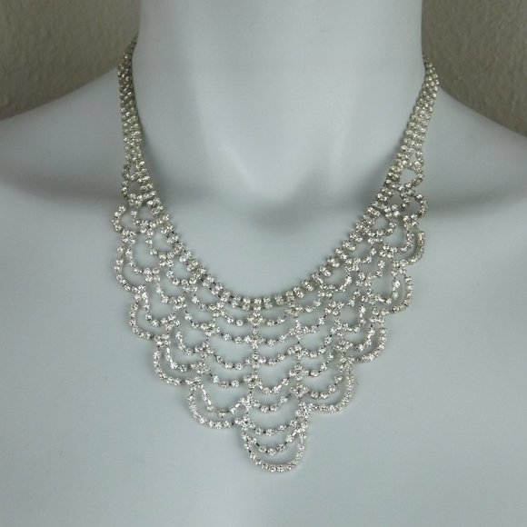 Rhinestone Necklace - Picture 1 of 5
